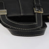 Secondhand Burberry Handle Tote Black Leather Accessories