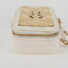 Chanel CC Zip Around Clutch with Chain Quilted Metal and Lambskin