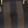 Fendi Vintage Pequin Convertible Boston Bag Coated Canvas