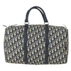 Christian Dior Vintage Trotter Boston Bag Canvas
