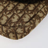 Christian Dior Vintage CD Flap Shoulder Bag Canvas