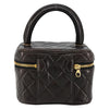 Secondhand Chanel Vanity pouch Black Leather Bags