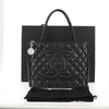 Secondhand Chanel Medallion Tote Quilted Caviar