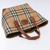 Secondhand Burberry Nova Check Tote Canvas and