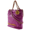 Chanel 22 Chain Hobo Quilted Calfskin