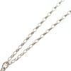 Gucci Engraved Interlocking G Chain Link Pendant Necklace Sterling Silver