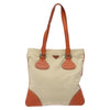 Prada Vintage Handbag Canvas and Leather
