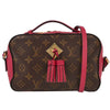 Louis Vuitton Saintonge Handbag Monogram Canvas with Leather