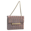 Secondhand Chanel Chocolate Bar Chain Flap Bag Quilted Patent