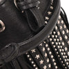 Saint Laurent Fringe Emmanuelle Bucket Bag Studded Leather