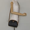 Secondhand Christian Dior Vintage Honeycomb Shoulder Bag Canvas and