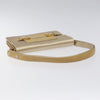 Secondhand Fendi Square Flap Beige Satin Bags