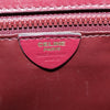Secondhand Celine Circle logo Burgundy Leather Bags