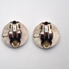 Secondhand Chanel CC Cutout Round Clip-On Earrings