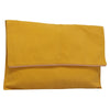 Secondhand Hermes Vintage Clutch Yellow Canvas Accessories