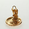 Chanel Vintage Round CC Clip-On Earrings Metal