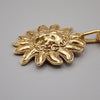 Chanel Vintage Lion Station Long Necklace Metal