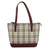 Secondhand Burberry Nova Check Tote canvas check pattern