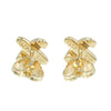 Tiffany & Co. Signature X Clip-On Earrings 18K Yellow Gold