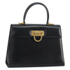 Salvatore Ferragamo Convertible Top Handle Bag Leather