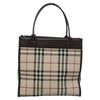 Secondhand Burberry Nova Check Tote Canvas and