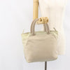 Secondhand Prada Resin Handle Tote Tessuto