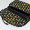 Christian Dior Vintage Trotter Flap Shoulder Bag Diorissimo Canvas