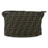 Fendi Vintage Pocket Shoulder Bag Zucca Canvas