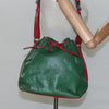 Secondhand Louis Vuitton Petit Noe Handbag Two Tone Epi