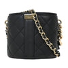 Secondhand Chanel Resin Elegant Chain Tubular Vanity Case Quilted