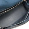 Hermes Contour Kelly Bag Blue Epsom with Gold Hardware