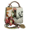 Secondhand Salvatore Ferragamo Boxyz Top Handle Bag Printed