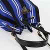 Secondhand Prada Drawstring Bucket Bag Canvas and Wicker