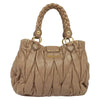 Miu Miu Coffer Convertible Satchel Matelasse Leather