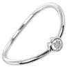 Tiffany & Co. Elsa Peretti Wave Single-Row Ring 950 Platinum