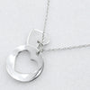Tiffany & Co. Heart stencil Necklace Silver 925