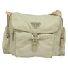 Prada Side Pocket Flap Messenger Bag Tessuto