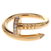 Cartier Juste un Clou Ring 18K Rose Gold and Diamonds
