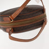 Celine Vintage Macadam Handbag Canvas and Leather