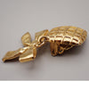 Chanel Vintage Clip On Bow Earrings Metal