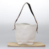 Secondhand Burberry Shoulder Bag White Leather Bags