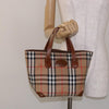 Secondhand Burberry Nova Check Tote Canvas and