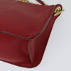 Secondhand Celine Shoulder Bag Red Leather Bags