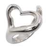 Tiffany & Co. Elsa Peretti Open Heart Ring Silver 925