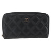 Chanel Zip Around Organizer Wallet Quilted Lambskin