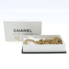 Chanel Vintage Double CC Pendant Necklace Metal