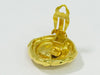 Secondhand Chanel Vintage CC Round Clip-On Earrings