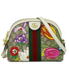Gucci Ophidia Dome Shoulder Bag Flora GG Coated Canvas