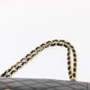 Chanel Vintage Two Tone CC Flap Bag Quilted Lambskin