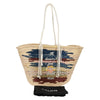 Secondhand Celine Classic Panier Basket Tote Embroidered Raffia